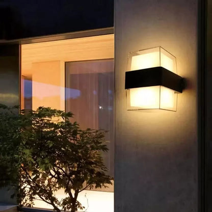 Aplica LED Exterior Kennedy 12W Alb Negru Aplice de Exterior Default Title Alessandro Design