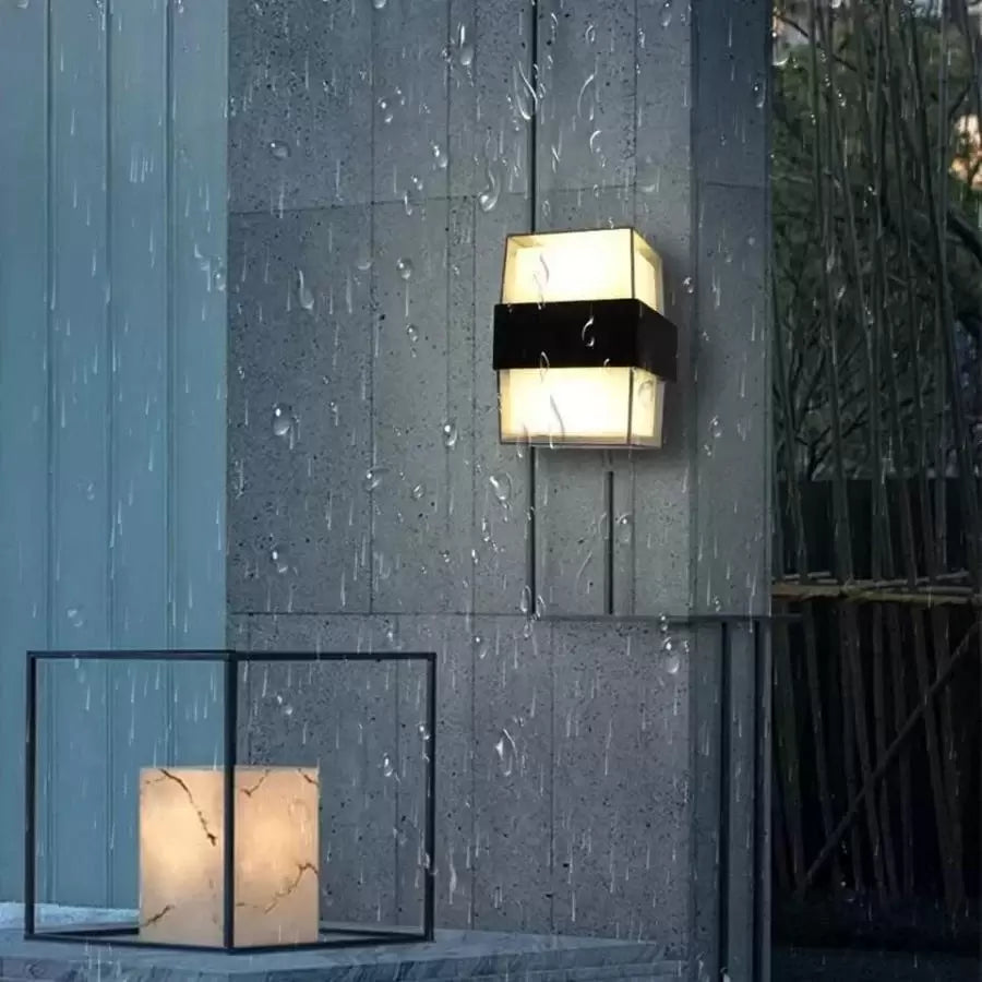 Aplica LED Exterior Kennedy 12W Alb Negru Aplice de Exterior Default Title Alessandro Design