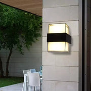 Aplica LED Exterior Kennedy 12W Alb Negru Aplice de Exterior Default Title Alessandro Design