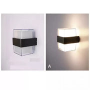 Aplica LED Exterior Kennedy 12W Alb Negru Aplice de Exterior Default Title Alessandro Design