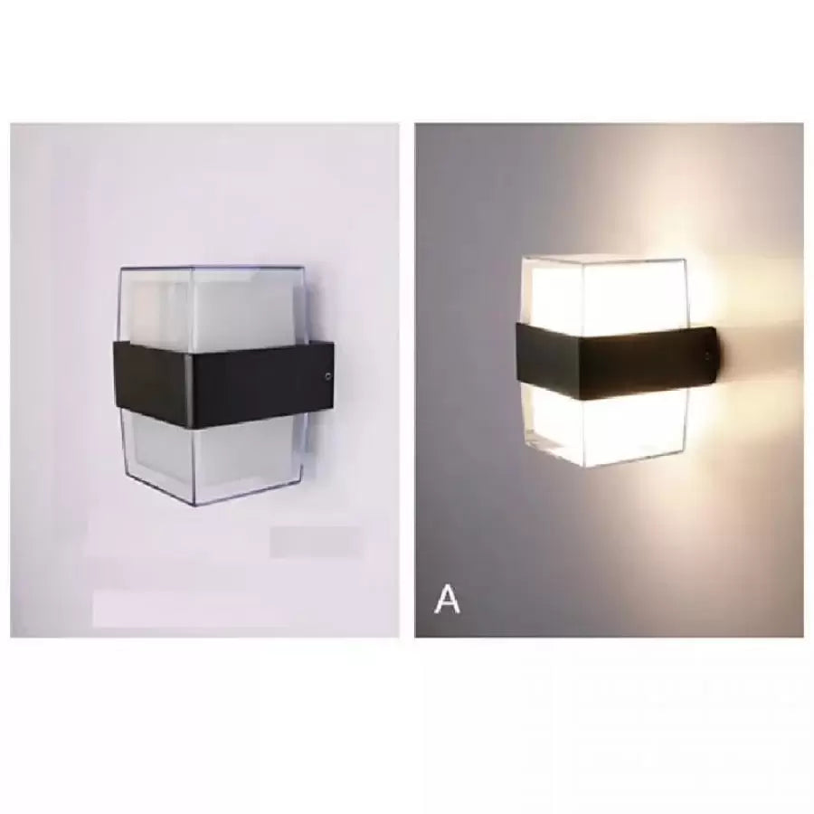 Aplica LED Exterior Kennedy 12W Alb Negru Aplice de Exterior Default Title Alessandro Design
