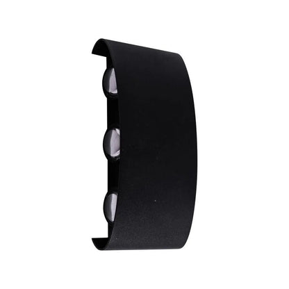 Fantas Aplica LED de Exterior si Interior, 6 Surse x 1W, IP65, Metalic, Negru, 3000K Aplice de Exterior Default Title Alessandro Design
