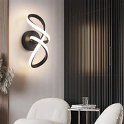 Aplica LED Isaura 23W Alb Negru Aplice de Interior Default Title Alessandro Design