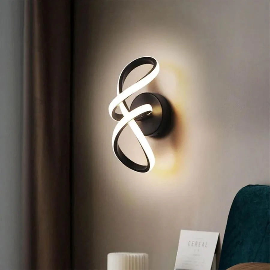 Aplica LED Isaura 23W Alb Negru Aplice de Interior Default Title Alessandro Design