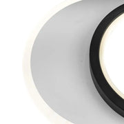 Aplica LED SMALON 26W, 2 Cercuri, lumina Rece/Calda/Neutra, Alb Negru Lustra LED Default Title Alessandro Design