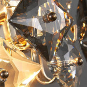Aplica Zarina 2xE14, Metal si Cristal, Auriu Aplice de Interior Default Title Alessandro Design