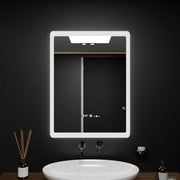 Oglinda LED Rectangulara, 60x80cm, ELANCEE Senzor MotionGlow Marcello, Sistem Dezaburire, Ceas & Termometru, Dimabila Oglinzi Marcello Default Title Alessandro Design