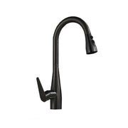 Baterie Bucatarie cu Dus Extractibil Inox Negru ZY1012 Baterii de Bucatarie Default Title Alessandro Design