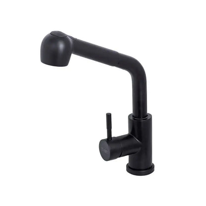 Baterie Bucatarie cu Dus Extractibil, Inox SUS304, Negru, HS004 Baterii de Bucatarie Default Title Alessandro Design