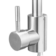 Baterie Bucatarie Monocomanda Pipa Pivotanta Cartus Ceramic Inox Satinat Racorduri Kit Fixare Incluse CF002 Baterii de Bucatarie Default Title Alessandro Design