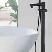 Podlahová batéria, sanitárna mosadz, čierna, CF2038 Batérie a sprchové stĺpy Predvolený názov Alessandro Design