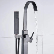 Podlahová batéria so štvorcovým rámom, sanitárna mosadz, čierna, CF2036 Batérie a sprchové stĺpy Predvolený názov Alessandro Design