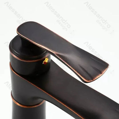 Baterie Lavoar, Metal, Negru, OD01/B Baterii de Baie Default Title Alessandro Design