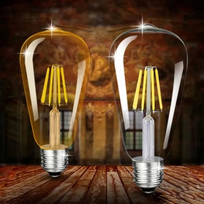 Bec cu Filament ST64, E27, 4W, Lumina Calda Produse LED Default Title Alessandro Design