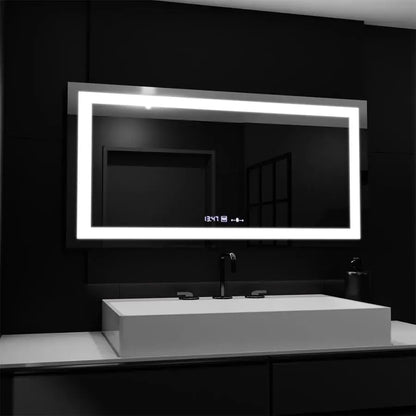 Oglinda LED Rectangulara, 160x80cm, Verite MotionGlow Marcello, Sistem Dezaburire, Ceas & Termometru, Dimabila Oglinzi Marcello Default Title Alessandro Design