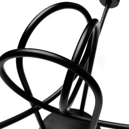 Lustra Shion 3xE27, Negru, Metal, Diametru 50cm Lustre Industrial Default Title Alessandro Design