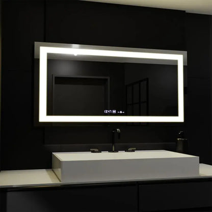 Oglinda LED Rectangulara, 160x80cm, Verite MotionGlow Marcello, Sistem Dezaburire, Ceas & Termometru, Dimabila Oglinzi Marcello Default Title Alessandro Design
