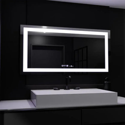 Oglinda LED Rectangulara, 160x80cm, Verite MotionGlow Marcello, Sistem Dezaburire, Ceas & Termometru, Dimabila Oglinzi Marcello Default Title Alessandro Design