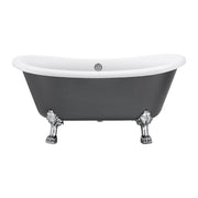 Cada Freestanding, Ovala, Acril, Bright Grey, 150×72×70 Cm Cazi Freestanding Default Title Alessandro Design