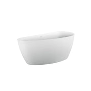 Cada Freestanding, Semi-ovala, Acril, Alba, 150×72×60 Cm Cazi Freestanding Default Title Alessandro Design