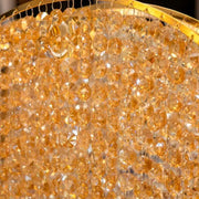 Candelabru Cristal Ander, 5xE14, Diametru 50 cm, Auriu, Metal si Cristal Candelabre Cristal Default Title Alessandro Design