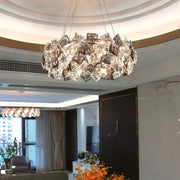 Candelabru Cristal Arian 6x E27 Auriu Candelabre Cristal Default Title Alessandro Design