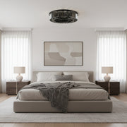 Candelabru Cristal Brady Ø40 cm, 6xE14, Gri Candelabre Cristal Default Title Alessandro Design