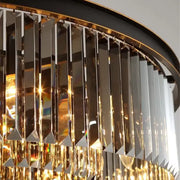 Candelabru Cristal Brady Ø40 cm, 6xE14, Gri Candelabre Cristal Default Title Alessandro Design