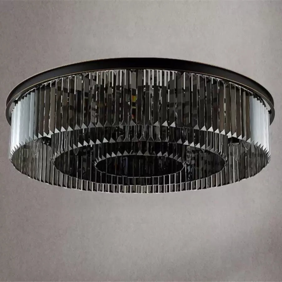 Candelabru Cristal Brady Ø60cm, 18xE14, Circular, Gri Candelabre Cristal Default Title Alessandro Design