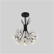 Candelabru Cristal PETERHOF Petito, 13xG4, Diametru 52 cm, Negru Candelabre Moderne Default Title Alessandro Design