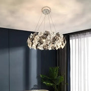 Candelabru Cristal Hefe 4x E27 Argintiu Candelabre Cristal Default Title Alessandro Design