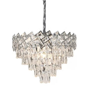 Candelabru Cristal WINDSOR Eleganza 8xE14, Diametru 39cm, Crom Lucios, Inaltime Reglabila Candelabre Cristal Default Title Alessandro Design