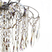 Candelabru Cristal EDINBURGH Eleganza, 5xE27, Diametru 47cm, Crom Lucios Candelabre Clasice Default Title Alessandro Design