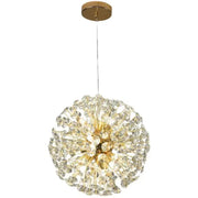 Candelabru Cristal MINUET 8x G9, Diametru 40cm, Auriu Lucios, Inaltime Reglabila Candelabre Moderne Default Title Alessandro Design