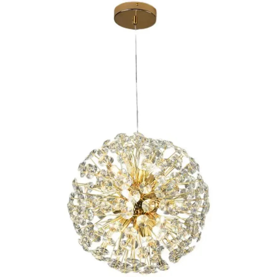 Candelabru Cristal MINUET 8x G9, Diametru 40cm, Auriu Lucios, Inaltime Reglabila Candelabre Moderne Default Title Alessandro Design