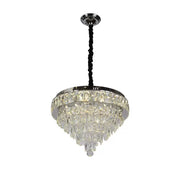 MEILI CRYSTAL CASCADA 500 – Candelabru LED cu Cristale, 112W, Ø500 mm, cu Telecomandă Candelabre Cristal Default Title Alessandro Design