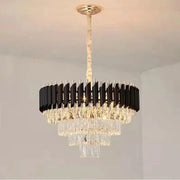 Candelabru Rubert, 9*E14, Auriu, Metal si Cristal Candelabre Cristal Default Title Alessandro Design