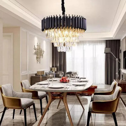 Candelabru Rubert, 9*E14, Auriu, Metal si Cristal Candelabre Cristal Default Title Alessandro Design