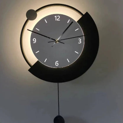 Luna dekoratívne nástenné LED svietidlo 83 W priemer 120 cm studené/neutrálne/teplé svetlo čierne