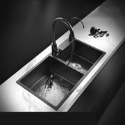 Nerezový kuchynský drez 82x45 cm Tmavošedý Predvolený názov Alessandro Design