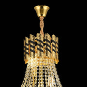 Candelabru Cristal 10XE14 Nardo Auriu Negru, 60 cm diametru, 75 cm inaltime Candelabre Cristal Default Title Alessandro Design