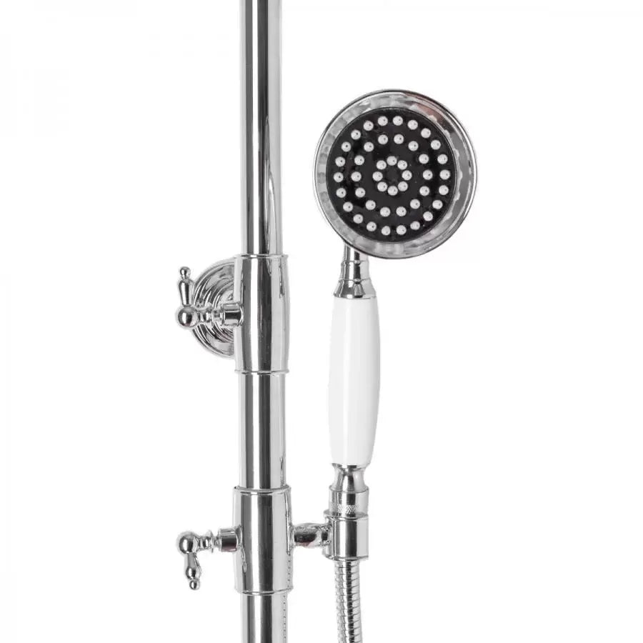 Sprchový stĺp, sanitárna mosadz, chróm, batérie WZY/310/A a sprchové stĺpy Predvolený názov Alessandro Design