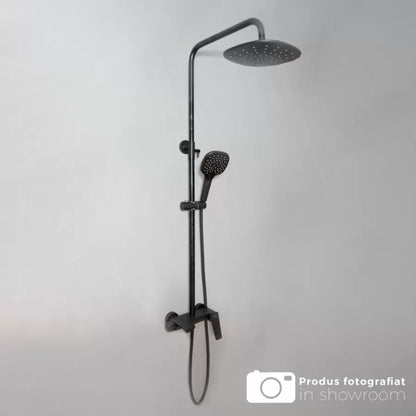 Sprchový stĺp, sanitárna mosadz, čierna, 9960H Batérie a sprchové stĺpy Predvolený názov Alessandro Design
