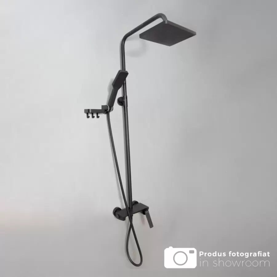 Sprchový stĺp, sanitárna mosadz, čierna, 9990H Batérie a sprchové stĺpy Predvolený názov Alessandro Design
