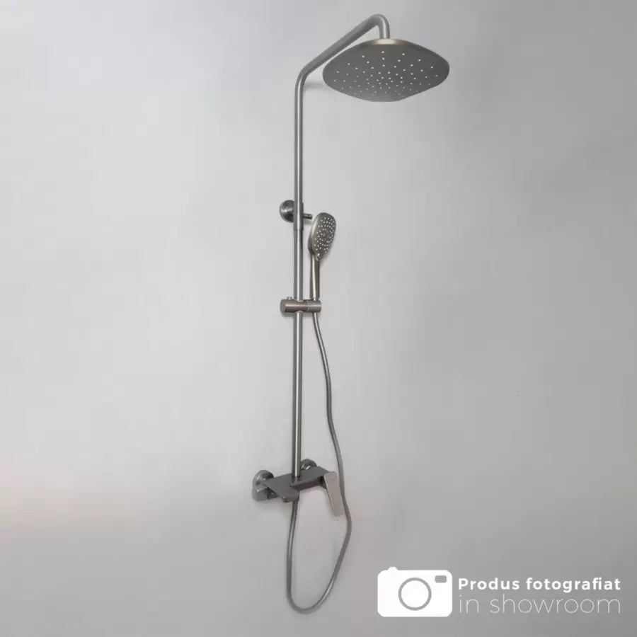 Sprchový stĺp, sanitárna mosadz, satén, 9960N Batérie a sprchové stĺpy Predvolený názov Alessandro Design
