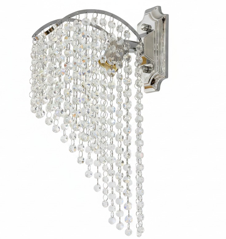 Naneste striebro Crystal Serenity 1x E27