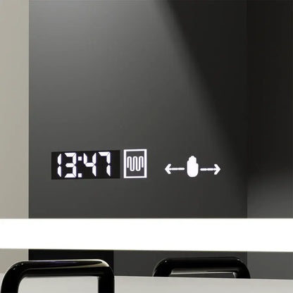 Oglinda LED Rectangulara, 120X70cm, Radiante Senzor MotionGlow Marcello, Sistem Dezaburire, Ceas & Termometru, Dimabila Oglinzi Marcello Default Title Alessandro Design