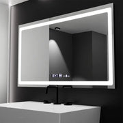 Oglinda LED Rectangulara, 120X70cm, Radiante Senzor MotionGlow Marcello, Sistem Dezaburire, Ceas & Termometru, Dimabila Oglinzi Marcello Default Title Alessandro Design
