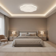 Plafonieră LED Floare 23 cm, 22W, 3000K / 4000K / 6000K, Alb, Metal si Acril Plafoniere LED Default Title Alessandro Design