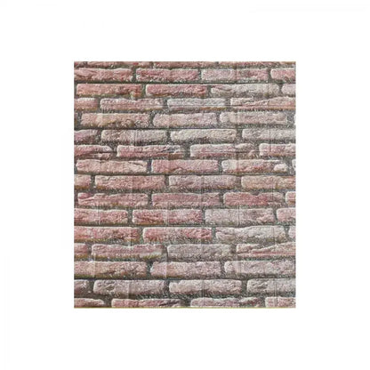 Sada 10x 3D samolepiacich starých tehlových tapiet z mäkkej peny, 70 cm x 77 cm x 6 mm Predvolený názov Alessandro Design